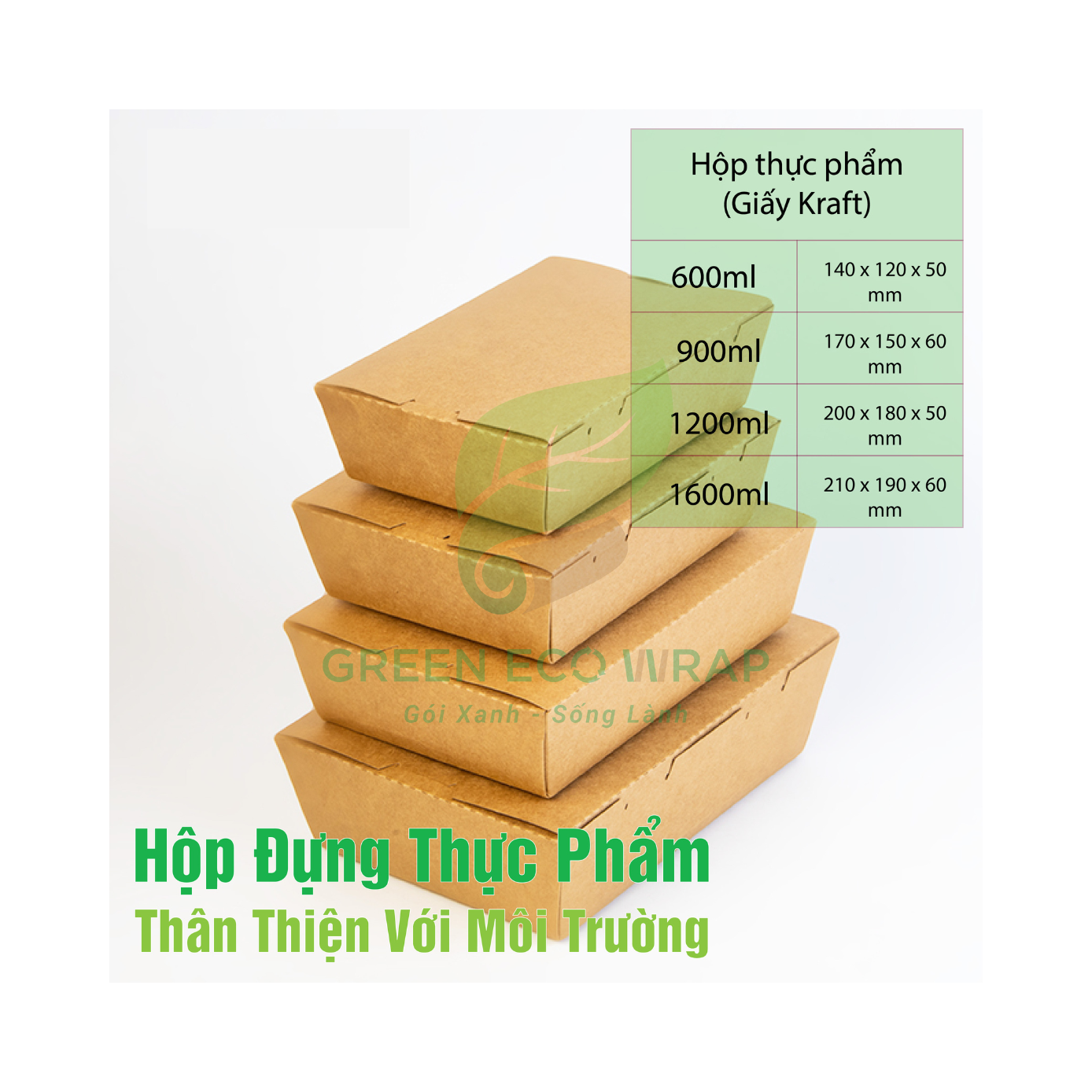 hộp đựng thực phẩm sạch