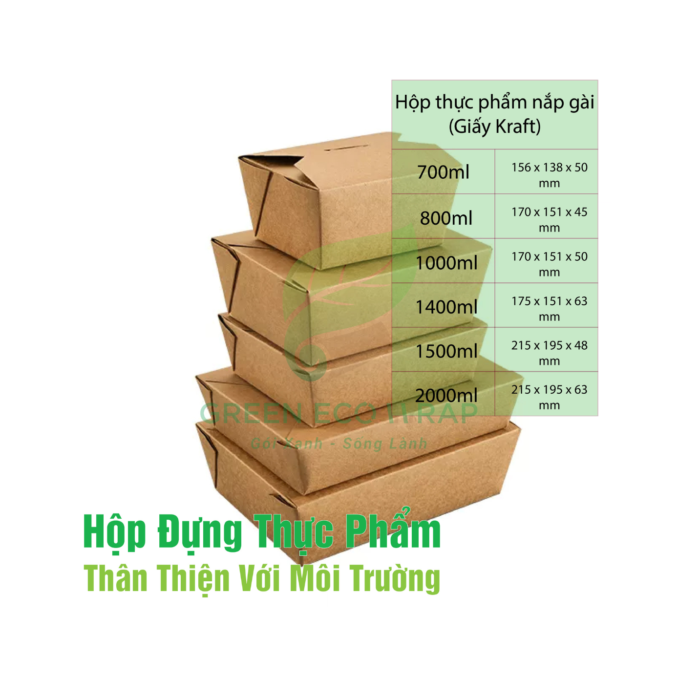 hộp đựng thực phẩm sạch