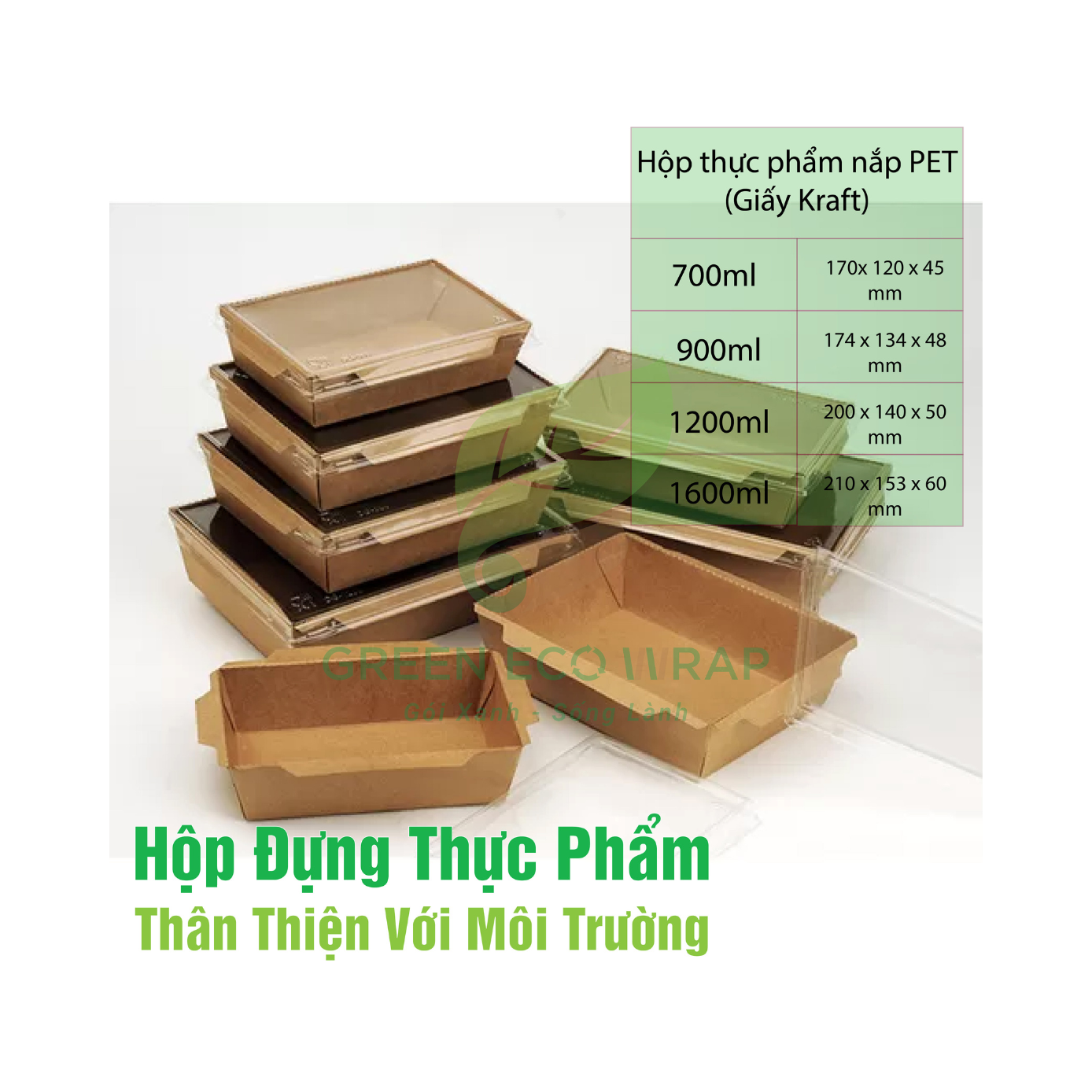 hộp đựng thực phẩm tái chế