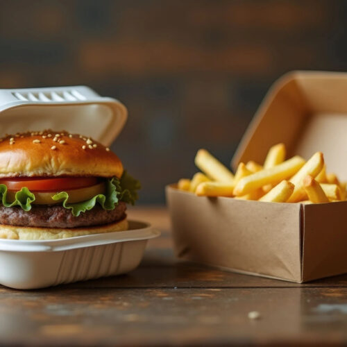 hộp giấy đựng thức ăn nhanh